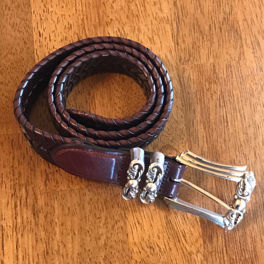 Brighton Women's Leather Belt Brown  sz 30